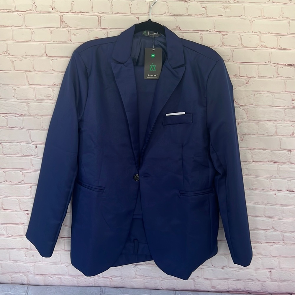 Zacar blue men’s suit set size XL